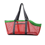 Red And Grey Lightweight Breathable Mesh Pet Carrier Handbag - Portable Travel Tote for Small Dogs & Cats up to 8kg