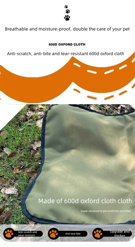 Bright Green Elevated Comfort Pet Bed - Portable & Foldable Dog Cat Cot - Durable 600D Oxford Fabric, Washable Cover, All Seasons